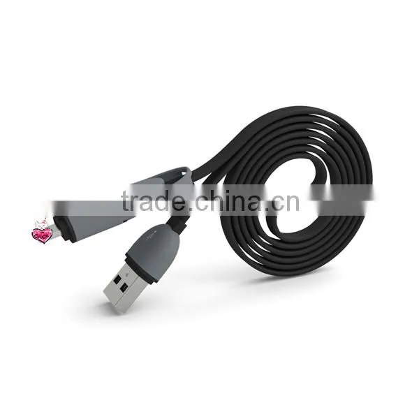 2 in 1 Flat Cable for Samsung/HTC/i5/i5s/i6/i6s