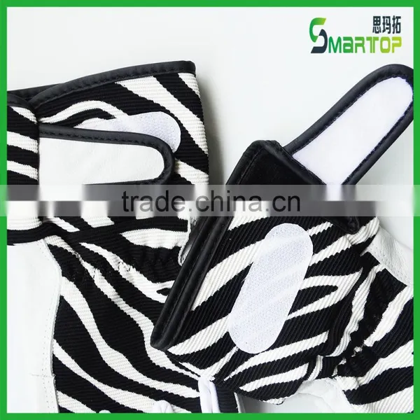 Fashion Zebra-stripe Custom Baseball Batting Gloves photo-4