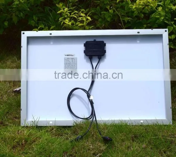 40W Mono Tempered Glass Laminated Solar Panel PV Solar Modules photo-3