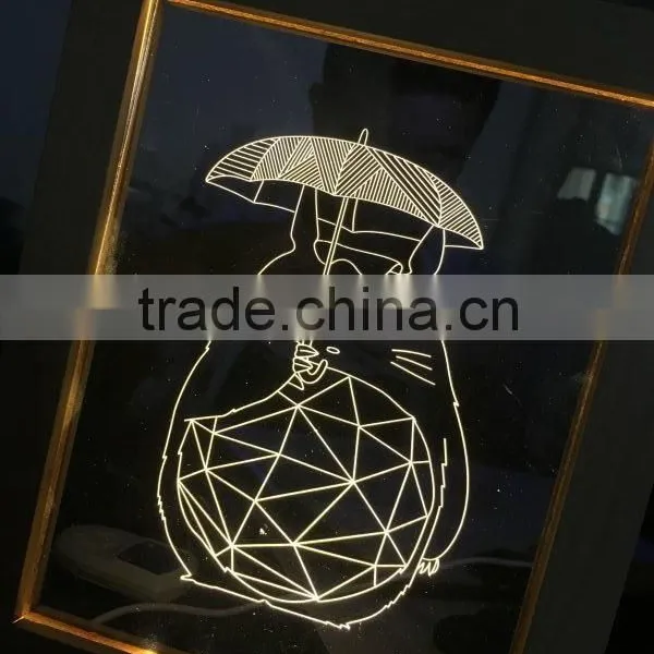 3D Wooden Decoration Image Photo Frame photo-2