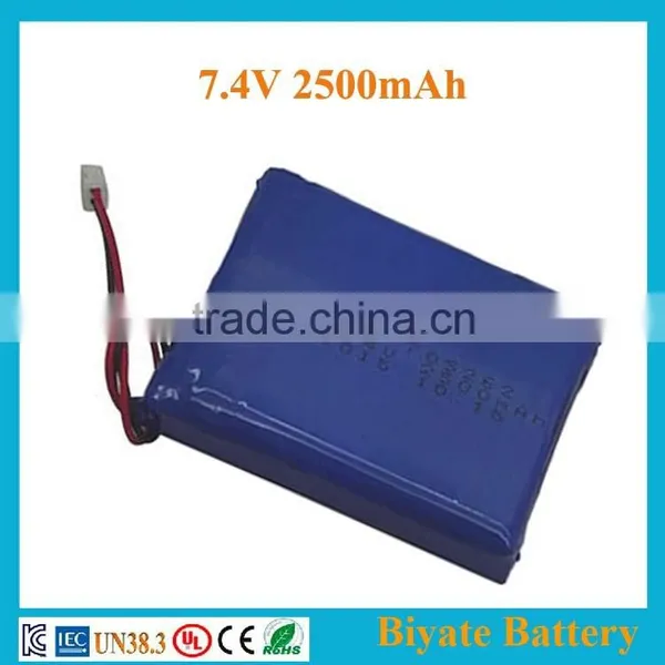 703262 Lithium Polymer Battery 3.7v With 2500mah Lithium Polymer Battery