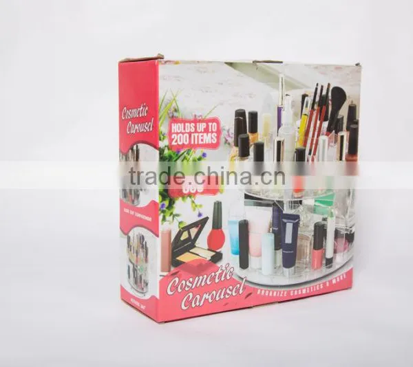 Foldable Plastic Two-layer Comestic Storage/organizer photo-2