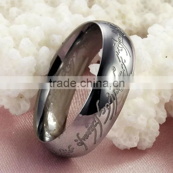Best Selling Products Fashion Stainless Steel Dubai Design Silver Ring photo-6