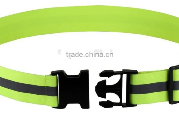High Visibility Reflective Adjustable Lightweight Elastic Waist Safety Belt for Harness Running Cycling Walking photo-2