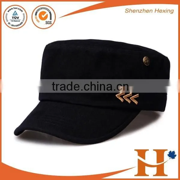 Custom Your Logo Plain Army Cap Washed Military Cap With Top Quality photo-2