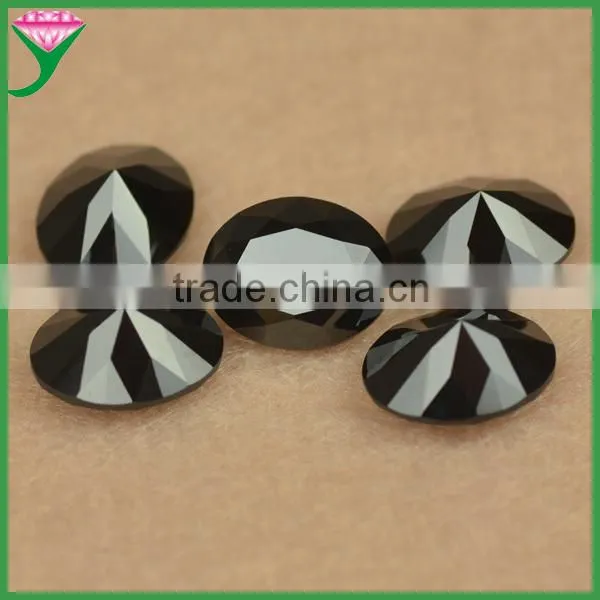 Factory Price Good Luster Oval Nano Black Spinel Stone Price