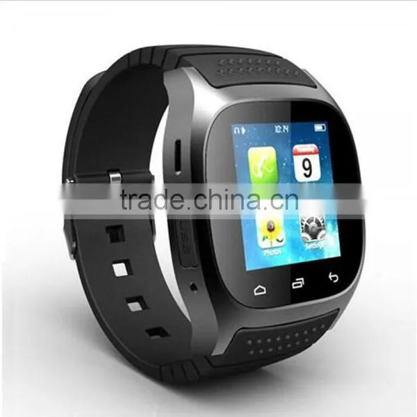 M26 Stylish Bluetooth Touch Screen Smart Wrist Watch Bracelet Bluetooth Smat Watch Black