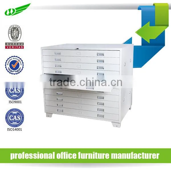 2 Section 10 Drawers Assembled Steel Plan Cabinet photo-4
