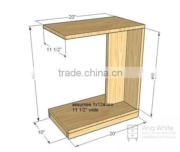 New Design Removable Wood Rolling Sofa Side Table Loving Room Sofa Center Table Bamboo Coffee Table With Wheels photo-2