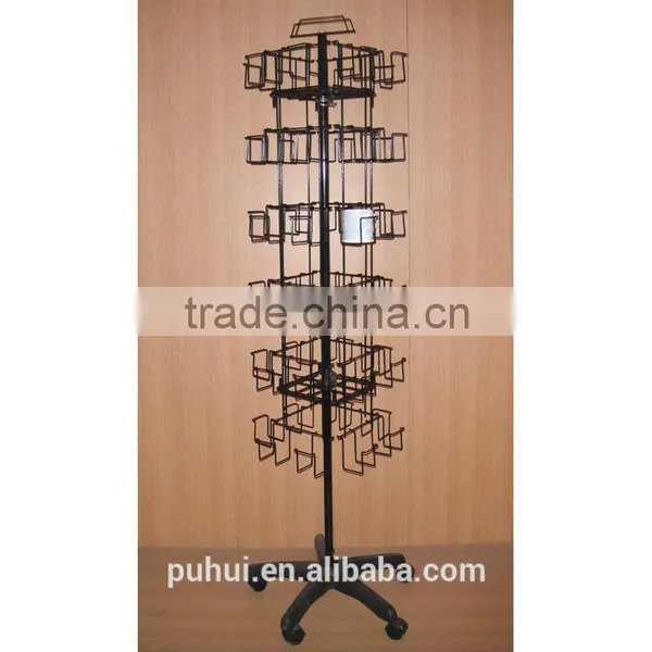 Space Saving Four Sides Floor Cups Display Stand for USA Market photo-6