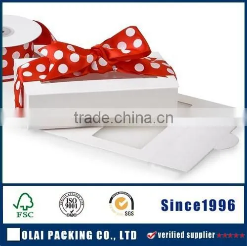 Customrized Luxury Paper Chocolate Box With Riband photo-3