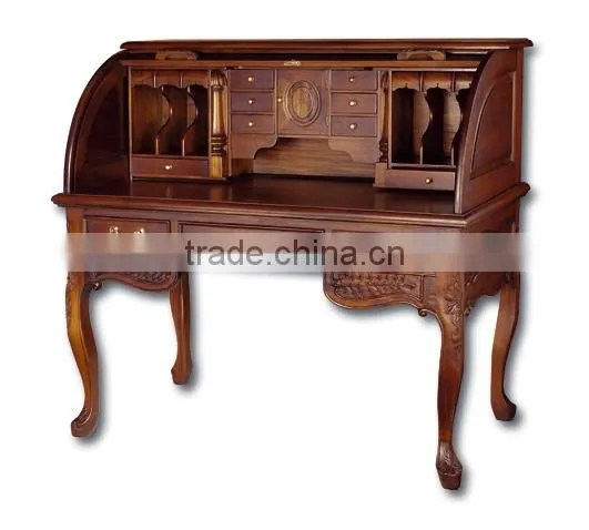Mahogany Desk Roll Top Fred Indoor Furniture