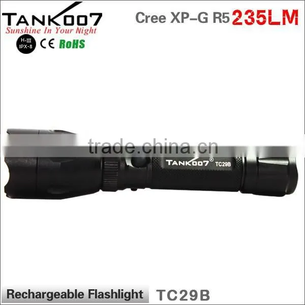 Rechargeable Powerful Hunting Led Torch Bright Light Torch Police Flashlight photo-3