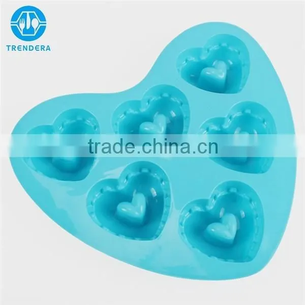 Fancy Heart Shaped Wedding Cake Mold photo-5