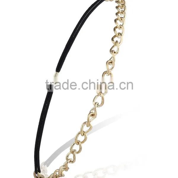 Women Fashion Rhinestone Crystal Head Chain Jewelry Headband Headpiece Hair Band photo-5