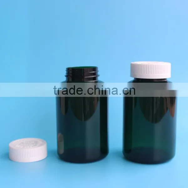 275CC Green Wide Mouth Plastic PET Medicine Bottle, 275ml Pharmaceutical Pill Container Bottle With Tear Lid photo-2