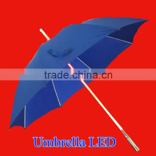 High Quality Straight, LED Umbrella With Torch, Umbrella Led