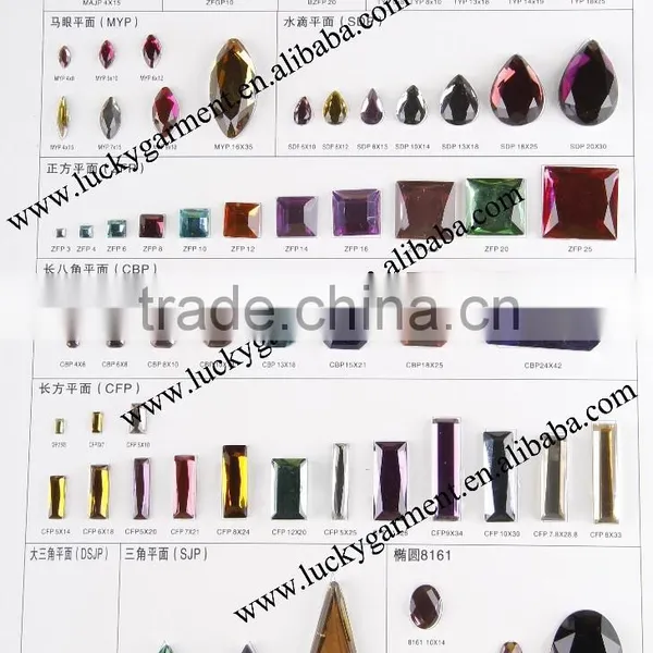 2015 LATEST!! LUCKY Highest Quality Flat Back Sew-on Resin Epoxy MANTIANXING photo-5