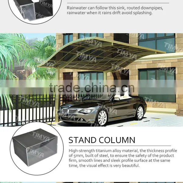 2015 Modern Aluminum Sun Shade Carport Canopy Panels photo-3