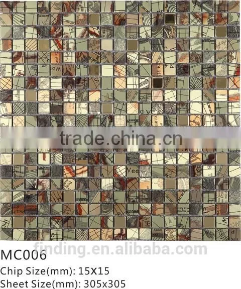 Best Quality Decoration Panel Aluminium Mosaic Tile MC001 photo-4