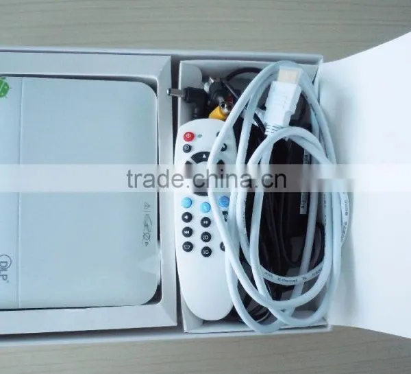 Promotion 3D Portable Wireless Android Mini Projector DLP Projector Meeting Room Projector USB VGA photo-3