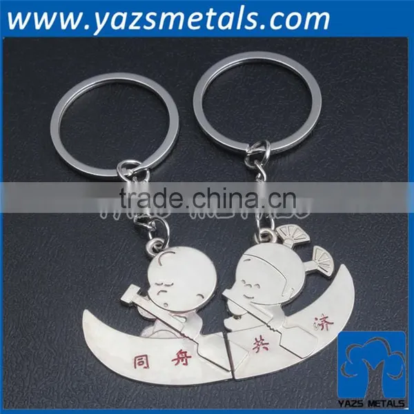 2015 Custom Manufacturer Custom Couple Keychain for Lovers photo-2
