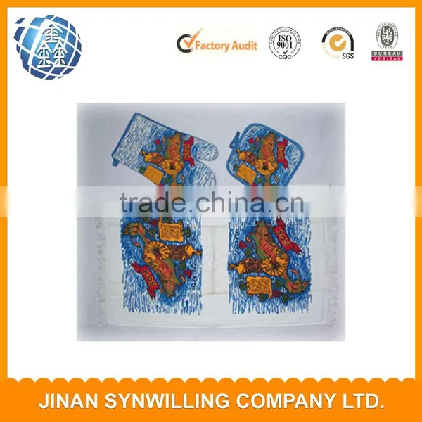 100% Cotton Material Soft Textile/ Tea Towel Printing Towlels for Cooking photo-3