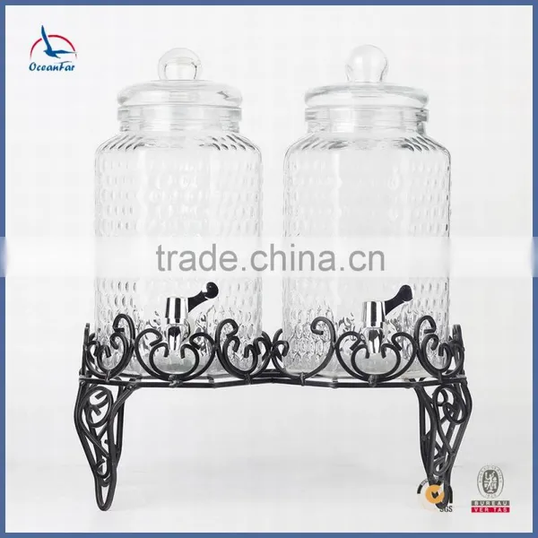 Wholesale Glass Beverage Dispenser Tableware Glass Dispenser