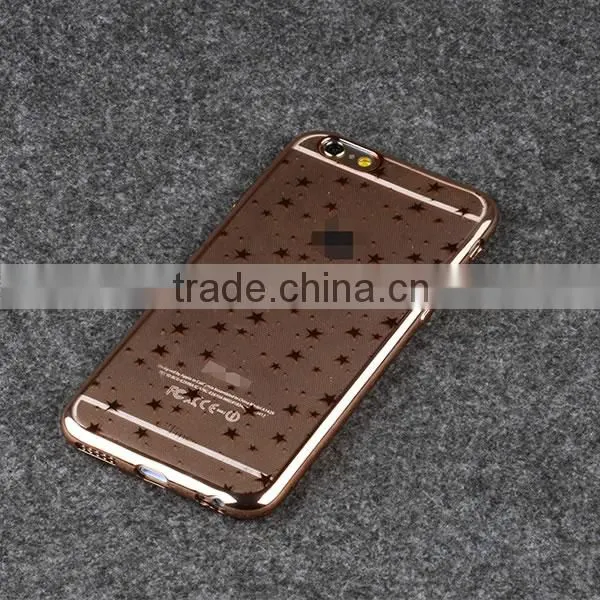 C&T High Impact Hybrid Ultra Slim Flower Pattern Electroplate Case Cover For IPhone 6 photo-2