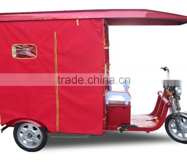 2016 New Model 4 Passengers Electric Tricycle 3 Wheel Auto e Rickshaw photo-3