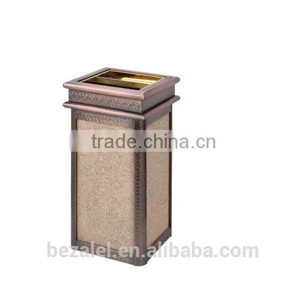 Square Ground Ash Can Bucket Hotel Lobby Cigarette Ash Bin photo-2
