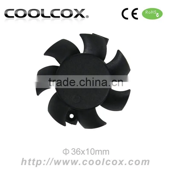 CoolCox 40x40x10mm Frameless Fan,graphic Card Cooling Fan,4010 Bladeless Fan,dc Brusheless Fan 40mm,exhaust Fan