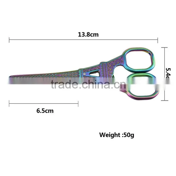 Top Quality Stainless Steel Eiffel Tower Sewing Scissors photo-3