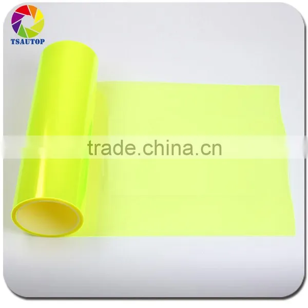 TSAUTOP Colorful Free Adhesive Vinyl High Quality Car Light Stickers Wraps Vinyl For Car Headlight photo-5