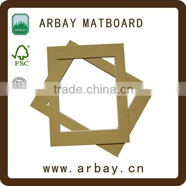 Wholesale Precut Acid Free Paper Matboard Mount Board Mat Board for Photo Frame photo-4