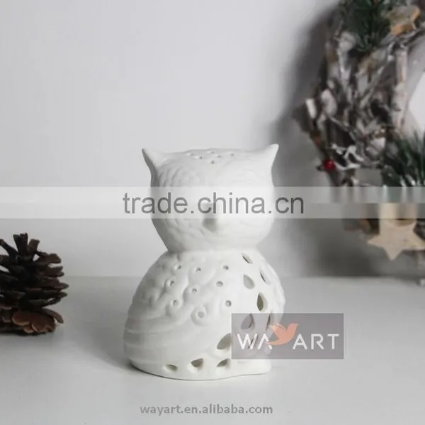 3Asst Wonderful Carved Owls Candle Holders for Christmas Decoration photo-2