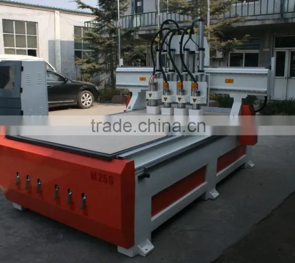 ATC Woodworking Cutting Machine With Eight Tools Holder and Vacuum Table photo-5