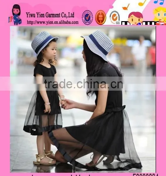 2015 Hot Sale Factory Direct Family Clothes Printed Korean Style Fashion Latest Formal Dress Patterns photo-4