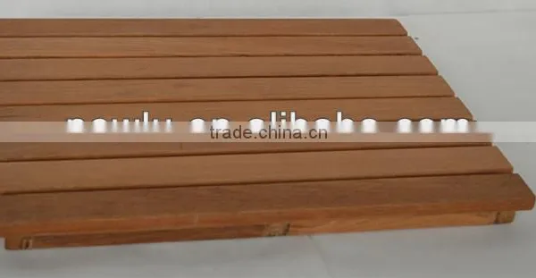 Teak Wooden Shower Room Mat FSC Approved photo-3