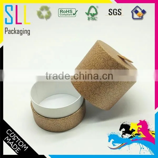 Wholesale Custom Handmade Paper Round Perfume Gift Box photo-3