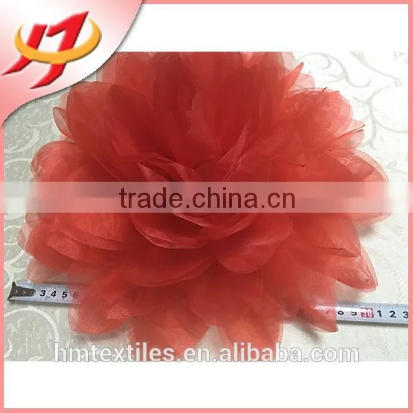 Hot Sale Wedding Decoration Cheap Flower Otganza Chair Sashes photo-6