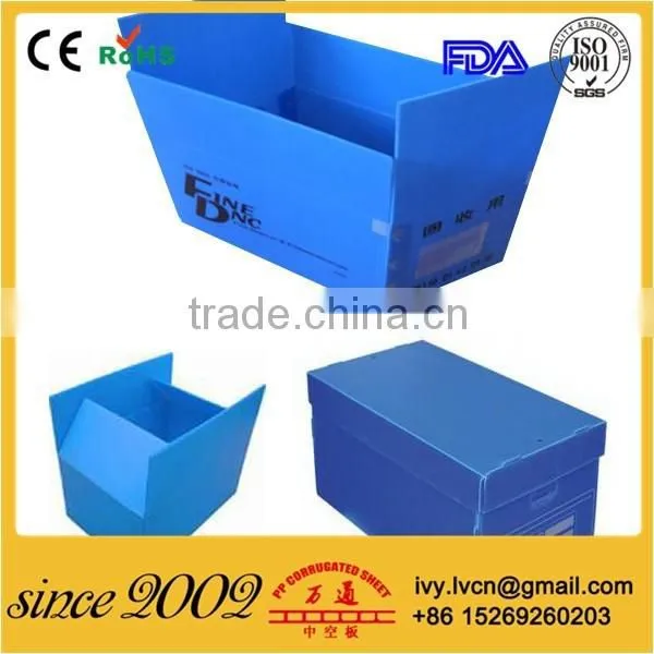 Customized Foldable Corrugated Plastic Storage Box photo-4