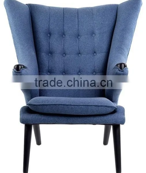 Replica Hans J. Wegner Teddy Papa Bear Chair With Ottoman photo-2