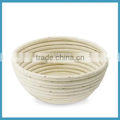 Fashion Hot Sales Hand Made Round Rattan Bread Basket