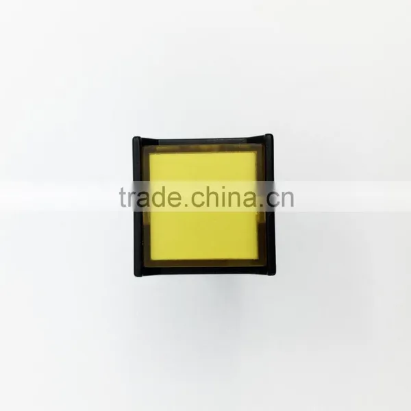 Plastic Switch Square 16mm Push Button Micro On/off Switch Orange Led photo-2