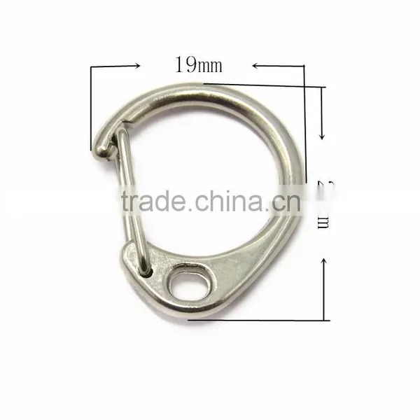 Wholesale Silver Spring D Ring Snap Hook photo-2