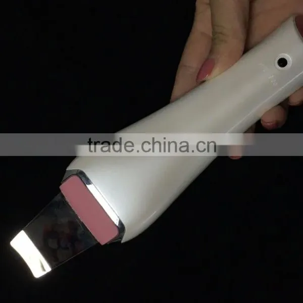Home Use Rechargeable Ultrasound Skin Cleaner Facial Scrubber photo-4