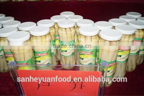 Canned White Asparagus in Glass Gar photo-2