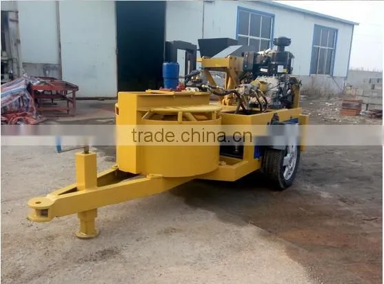 New Design SY1-20 Hydraulic Cement Clay Interlocking Brick Machine With Free Mixer Behind Price for Sale photo-3