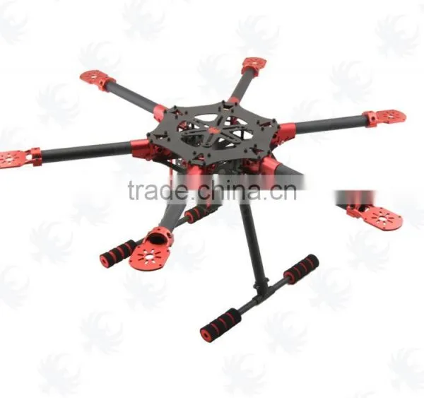 700mm 3K Carbon Fiber Self-lock Umbrella Folding-arm Hexacopter Frame Kit With Landing Gear for RC Multicopter FPV photo-2